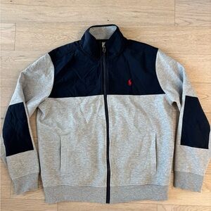 Polo by Ralph Lauren Gray and Navy Blue Jacket